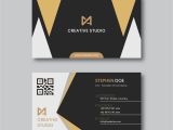 Business Card Yellow and Black Vector Modern Business Card Template Download Free Vectors