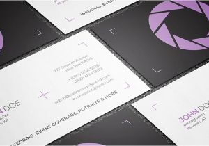 Business Cards for Photographers Templates Free Clean Minimal Photography Business Card Template
