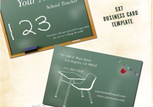 Business Cards for Teachers Templates Free Business Cards for Teachers 51 Free Psd format Download