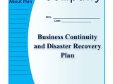 Business Continuity Plan and Disaster Recovery Plan Templates Dissertation Business Continuity
