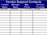 Business Escalation Email Template Keep A Vendor Contact List Handy for Quick Support Itlever
