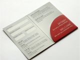 Business Folders with Business Card Slot Hotel Key Card Holder Folder with Pocket 3 3