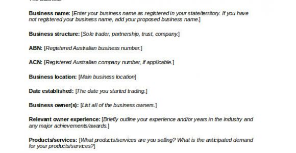 Business.gov.au Business Plan Template 11 Sample Business Action Plans Sample Templates