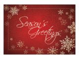 Business Holiday Card Greeting Messages Custom Full Color Holiday Cards with Envelopes 7 X 5 Season S Greetings Snowflakes Box Of 25 Cards Item 414794
