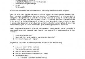 Business Investor Proposal Template 11 Key Elements Of A High Quality Business Investment Proposal