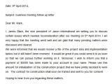 Business Meeting Follow Up Email Template Follow Up Letter 7 Free Doc Download