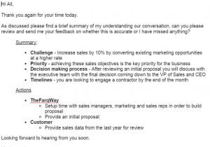 Business Meeting Follow Up Email Template Meeting Series 3 Follow Up for Quick Success Sellx