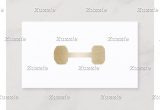 Business News for Card Factory Fitness Personal Trainer Minimal Gold Dumbbell Business Card
