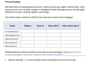 Business Plan for Bank Loan Template Business Plan Templates