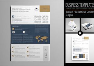 Business Plan Poster Template Business Plan Executive Summary Templates Creative Market