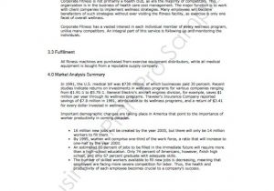 Business Plan Template for A Gym Gym Business Plan Template 13 Free Word Excel Pdf