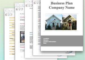 Business Plan Template for Flipping Houses Real Estate House Flipping Business Plan Sample Pages