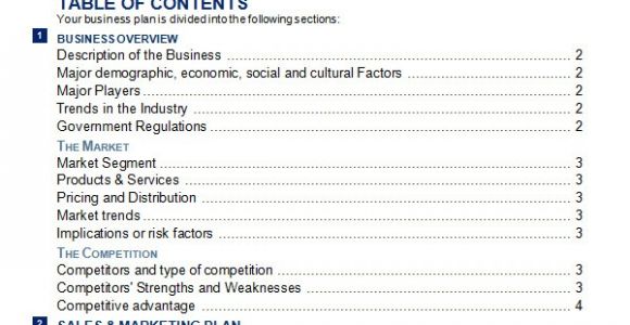 Business Plan Templates Word 30 Sample Business Plans and Templates Sample Templates
