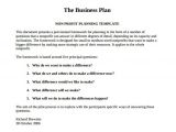 Business Plans Templates Pdf 21 Non Profit Business Plan Templates Pdf Doc Free