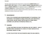 Business Templates Noncompete Agreement 7 Non Compete Agreement Templates Pdf Word Free