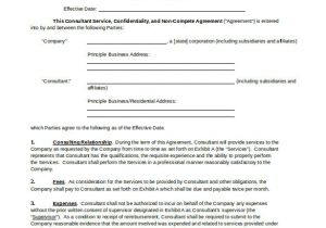 Business Templates Noncompete Agreement Business Templates Noncompete Agreement Gallery Template