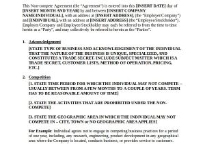 Business Templates Noncompete Agreement Confidentiality Agreement Template 12 Free Pdf Word