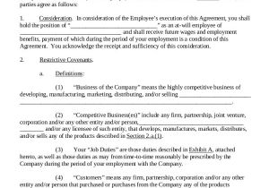 Business Templates Noncompete Agreement Employee Non Compete Agreement 10 Free Word Pdf