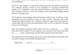 Business Templates Noncompete Agreement Non Compete Agreement Tempalte
