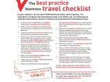Business Travel Planning Checklist Template Travel Checklist Template 8 Free Word Pdf Documents