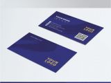 Business Visiting Card Design .cdr File Blue Brush Simple Business Card Template Image Picture Free