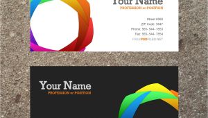 Busniess Card Template 10 Modern Business Card Psd Template Free Images Free