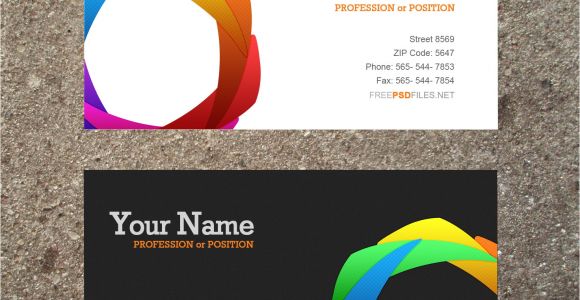 Busniess Card Template 10 Modern Business Card Psd Template Free Images Free