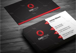 Busniess Card Template Red Business Card Template Business Card Templates