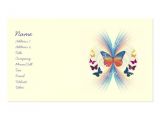Butterfly Business Card Template butterfly Business Card Template 28 Images Bussiness