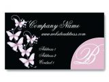 Butterfly Business Card Template butterfly Business Card Template Pink Purple butterflies