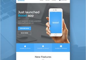 Buy Email Templates Boost App Promotional Email Template Buy Premium Boost