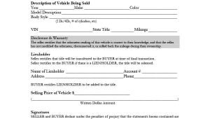 Buying A Car Contract Template 42 Printable Vehicle Purchase Agreement Templates ᐅ