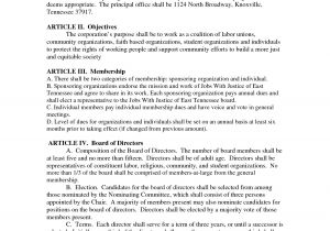 Bylaws for Nonprofit organizations Template Best Photos Of Sample Non Profit bylaws Non Profit