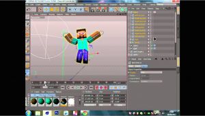 C4d Character Template Minecraft C4d Character Template Youtube