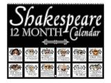 Cafepress Shop Templates Shakespeare theatrical Masks Wall Calendar by Shakespeareink