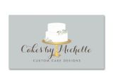 Cake Business Cards Templates Free 8 Best Business Cards for Cake Decorating and Bakery