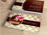 Cake Business Cards Templates Free Bakery or Cake Boutique Business Cards