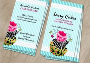 Cake Business Cards Templates Free Cake Bakery Business Cards