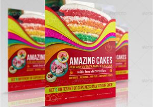 Cake Business Flyer Templates Free Cake Flyer Template Vol 4 by Owpictures Graphicriver