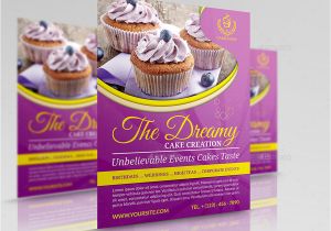 Cake Business Flyer Templates Free Cake Flyer Template Vol 5 by Owpictures Graphicriver