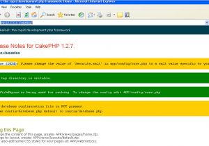 Cakephp Email Template Examples Step 2 Download Cakephp and Setup Cakeblog