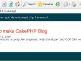 Cakephp Email Template Examples Step 5 Making Homepage for Cakephp Blog