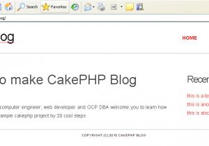 Cakephp Email Template Examples Step 6 Template Setup for Cakephp Blog