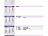 Calendar Of events Template Word School Calendar Template 2019 2020 School Year Calendar