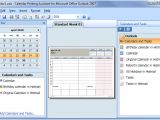 Calendar Printing assistant Templates Printing Combined Calendars Msoutlook Info