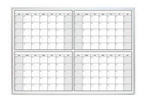 Calendar Template 4 Months Per Page Printable 4 Month Calendar Printable 360 Degree