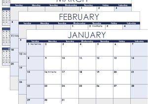 Calendar Template by Vertex42 Com Excel Calendar Template for 2019 and Beyond