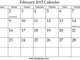 Calendar Template for February 2015 7 Best Images Of Cute Free Printable 2016 February 2015