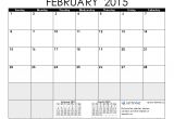 Calendar Template for February 2015 7 Best Images Of February March 2015 Printable Calendars