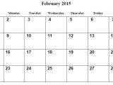 Calendar Template for February 2015 8 Best Images Of Free Printable February 2015 Calendar